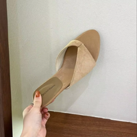 Sandales compensées rétro élégantes à bout rond pour femmes, idéales pour les tenues décontractées, les trajets quotidiens et les sorties galantes