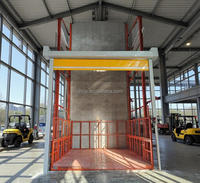 Monte-charge électrique 1T 2T 5T 10T 500kg pour chargement en sous-sol, élévateur hydraulique de marchandises, monte-charge à rail pour entrepôt
