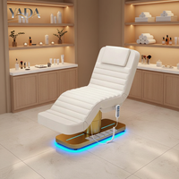 Table de massage électrique portable pour salon de beauté, lit de soin pour cils, visage et spa capillaire