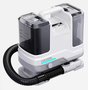 Nettoyeur de tapis à vapeur électrique portable à haute pression avec seau d'agent de nettoyage séparé - Product Image 4