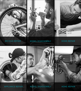 Jimihome gnt41 đa mục đích tuốc nơ vít Bộ Ratchet cờ lê ổ cắm xe đạp sửa chữa công cụ bảo trì - Product Image 6