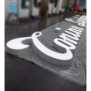 Bên ngoài biểu tượng dẫn đăng ký 3D thép không gỉ thư ký ngoài trời 3D Acrylic thư ký Máy làm nhà sản xuất - Product Image 2