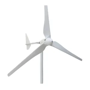 Ce certification low start up wind speed 2kw wind power generator 1400mm reinforced glass windmill turbine fiber blades