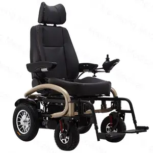 새로운 디자인 베스트셀러 리클라이닝 전동 휠체어 장애인 야외 여행 파워 드라이브 휠체어