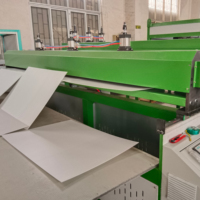 Máquina huecas de láminas corrugadas de plástico PP Máquina para hacer cajas de embalaje de PP Línea de producción de tablero hueco de plástico PP