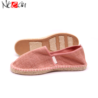 Nicecin plate-forme femmes semelles Femme personnalisé dames toile Espadrille à la main fille Espadrilles