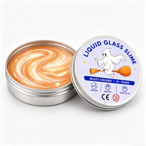 สไลม์เปลี่ยนสีตามอุณหภูมิแบบใส ของเล่นดินน้ำมันซิลิโคนเหลวแบบกำหนดเองได้ - Product Image 4