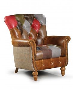 Sofá inflable de un asiento Chesterfield de lujo moderno personalizable de cuero genuino de alta calidad nuevos muebles de sala de estar - Product Image 4