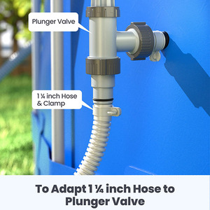 Vòng Cổ Cho Bộ Chuyển Đổi Ống Có Ren Sang Van Pít Tông, Chuyển Đổi Ống 1.5 "Và 1.25" Cho Bộ Bể <span class=keywords><strong>Intex</strong></span>, Phụ Kiện Bể Bơi - Product Image 3