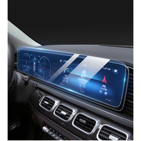 Accessoires de voiture Autocollants pour lecteur DVD Film protecteur d'écran en verre trempé pour Mercedes-Benz EQG EQV EQT 2024 Navigation GPS