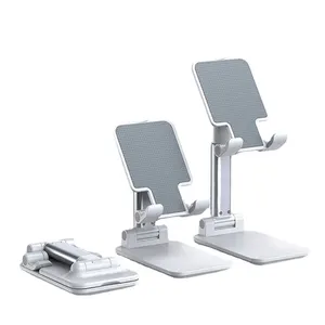 Soporte plegable portátil para teléfono y tableta, altura ajustable, de escritorio, ABS