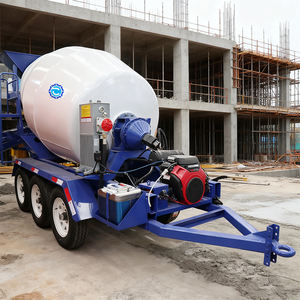 Trailer <span class=keywords><strong>Mixer</strong></span> Beton Diesel Harga Pabrik 3CBM, Trailer <span class=keywords><strong>Mixer</strong></span> Self Loader Siap Pakai untuk Dijual - Product Image 1