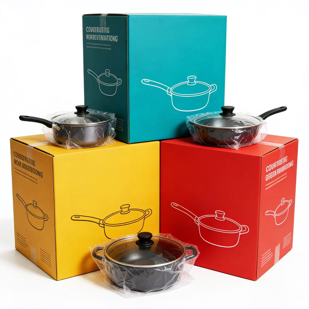 China Cartons Manufacturer Customized Various Size Cartons Double Wall Cardboard Corrugated Pot Shipping Box