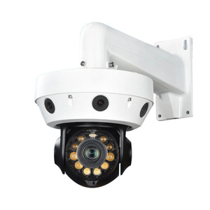 4 cá<span class=keywords><strong>i</strong></span> Ống kính cố định tự động theo dõ<span class=keywords><strong>i</strong></span> Microphone liên kết an ninh đa ống kính 30x zoom quang học toàn cảnh PTZ IP CCTV <span class=keywords><strong>Camera</strong></span> 360 - Product Image 3