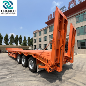 <span class=keywords><strong>Paula</strong></span> 60-80 tonnes en acier à 3 essieux semi-remorque surbaissée avec pneu 12R22.5 nouvelle condition transport efficace de l'équipement de la machine - Product Image 6