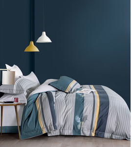 Kraliçe ve çift boyutu 5 adet pamuk baskılı yorgan setleri nevresim yastık Shams ile - Product Image 3