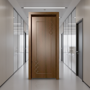 Puertas Interiores Modernas Personalizables de Madera Maciza Impermeables con Acabado de Alta Calidad y Garantía de Cinco Años, Aptas para Apartamentos - Product Image 2