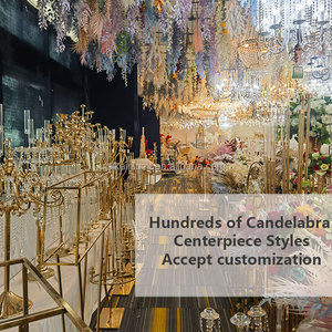 Candelabri in Cristallo di Alta Qualità, Centrotavola per Matrimoni, <span class=keywords><strong>Portacandele</strong></span> per Eventi e Noleggio - Product Image 5