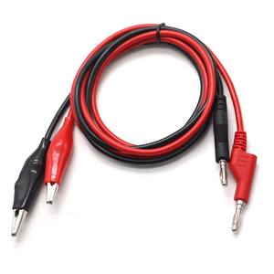 Câbles de test de haute qualité avec fiche banane et pince crocodile - Idéal pour les tests électriques, utilisation en laboratoire - Product Image 4