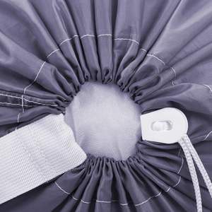 Panier à linge CF Easy Fit en nylon ripstop double, grand sac de rangement pour vêtements sales avec sangle pour salle de bain - Product Image 6