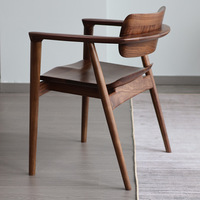 Chaise de salle à manger durable de haute qualité en gros, meubles de salon, café, cuisine, chaise en bois scandinave