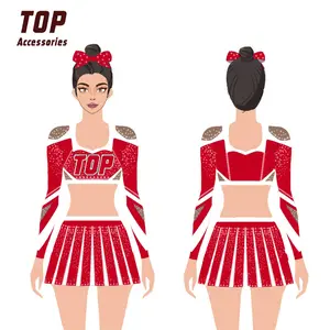2024 nuovo arrivo all'ingrosso Varsity Girls Performance Costume allegria vestito allegria uniformi da Cheerleading uniformi