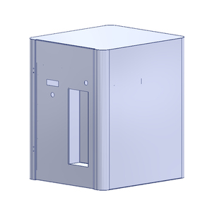 Tùy chỉnh nhúng bề mặt bảng điều khiển Bảng điều khiển cơ sở tấm bao vây tấm kim loại chế tạo cho tủ phân phối - Product Image 1