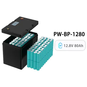 IPARWA Star Product Nuevo diseño Paquete de batería de iones de litio 12V 80Ah para almacenamiento portátil y herramientas eléctricas