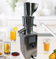 Extracteur de jus automatique industriel haute puissance en acier inoxydable, adaptable aux bouteilles PET, fonctionnement continu 24h/24