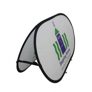 Wholesale <b>Cheap</b> Vertical Advertising Roadside Oval Custom a <b>Frame</b> Banner - Product Image 2