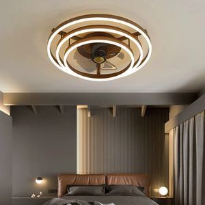 Hot Sale Decor Forward Reverse 3 Blades DC Motor 5-Speed Quiet <b>Ceiling</b> Fan Lamps Led Hanging Fan <b>Lights</b> Remote Wall Control Iron - Product Image 4