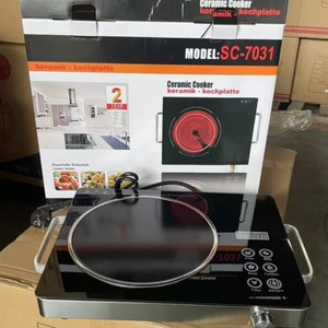 เตาไฟฟ้าเซรามิกแบบพกพาคุณภาพสูง 3500 วัตต์ พร้อมเซ็นเซอร์อินฟราเรด ควบคุมด้วยระบบสัมผัส ตั้งเวลาได้ ใช้ได้กับหม้อทุกชนิด เหมาะสำหรับใช้ในครัวเรือน - Product Image 4