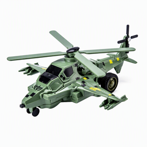 2026 Venta Caliente al por Mayor Juguete Modelo de Avión de Combate Militar con Deformación Automática de un Clic, Función de Empuje y Avance, y Colisión por Inercia - Product Image 1