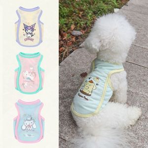 Chaleco de seda helada Sanrio para mascotas, traje transpirable de verano para gatos y perros, diseño de dibujos animados, tallas XS a 6XL - Product Image 1