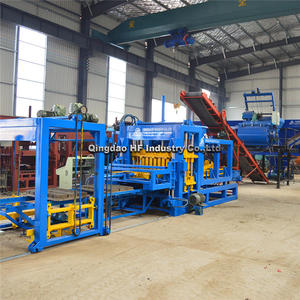 QT6-15 Automatic Hydraulic PLC Controlled Engine Gear Concrete Hollow Block Brick Making Machine Pallet Stacker Block Making Mac - Product Image 5