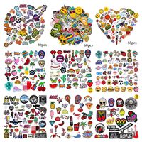 Stock prêt et patch en feutre personnalisé patch de broderie en feutre avec logo