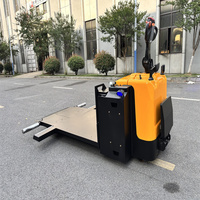 Chariot de transfert de véhicule électrique pour voitures de course 2000 kg avec levage hydraulique, caméra de recul et éclairage LED