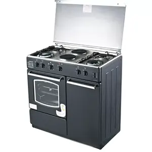240volt 6 Burner 4 Gas Stove Cooker 2024 Cookingrange And 2 Electric Plate With Oven Bakery And Brill