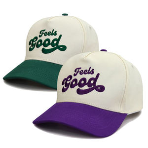 Casquette de baseball personnalisée pour adultes, 100 % coton, avec logo brodé à la main, motif à pois et boucle en cuivre doré, idéale pour la promotion d'entreprise et le sport. - Product Image 5