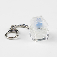 Christmas Gift Acrylic Stress Relief Key Fidget for Mechanical Keychain Decompression Toy Keycap Keychain in Plastic