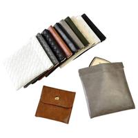 Sac de rangement portable à fermeture automatique en cuir PU, idéal pour bijoux, écouteurs, cosmétiques et pièces de monnaie - Offre spéciale