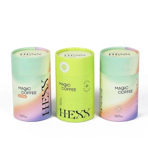 Custom logo Round Kraft Craft <b>Paper</b> Tube Cardboard Packaging Biodegradable Cylinder Tea Box for Business - Product Image 6