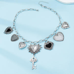 สร้อยคอจี้เซรามิกรูปปลาดาวสีส้ม ลายผลไม้ ดอกไม้ พร้อมจี้รูปไม้กางเขน สำหรับผู้หญิง สไตล์โบฮีเมียน เครื่องประดับธีมทะเล ชายหาด วันหยุดพักผ่อน - Product Image 6