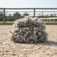 Revêtement d'arène équestre résistant aux UV et haute durabilité, mélange de fibres synthétiques PP pour surface d'arène d'équitation, mélange de sable