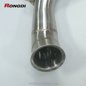 304 Stainless Steel Exhaust Downpipe for 2019+ Mercedes-Benz G63AMG W463A 4.0T Heat Shield Pipe - Product Image 4