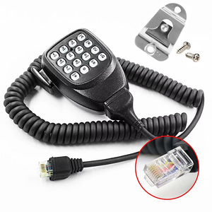 Micrófono <span class=keywords><strong>de</strong></span> Mano con Condensador Anysecu MIC-32, Botón PTT, Teclado DTMF <span class=keywords><strong>de</strong></span> 16 Teclas <span class=keywords><strong>para</strong></span> <span class=keywords><strong>Radio</strong></span> Móvil Walkie Talkie (Conector RJ45 <span class=keywords><strong>de</strong></span> 8 Pines) - Product Image 2