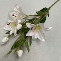 GOG163 Décoration intérieure Prix compétitif Réaliste Real Touch Calla Tiger Lily Fleurs artificielles Spider Lily Bulk