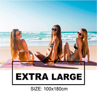 Wholesale Extra Large 100% Cotton Turkish Beach Towel Quick Drying Printed Oversized Beach Towel for Adults Perfect Gift Idea