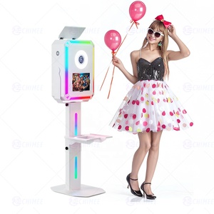 Cabina de fotos con impresora kiosco <span class=keywords><strong>surface</strong></span> <span class=keywords><strong>pro</strong></span> photobooth Shell Cámara cabina de fotos boda iPad DSLR cabina suministros para fiestas - Product Image 2