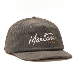 Casquettes Snapback en Corduroy Gris Personnalisées 5 Panneaux Logo Brodé Casquettes Non Structurées - Product Image 3